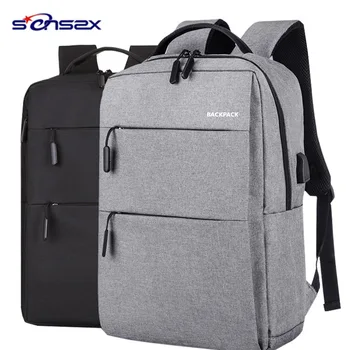 

040419 new hot men multifunction charging bag male laptop backpack student school bags