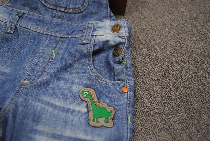 Комбинезон джинсовый в ковбойском стиле для мальчиков и девочек|jean overalls for
