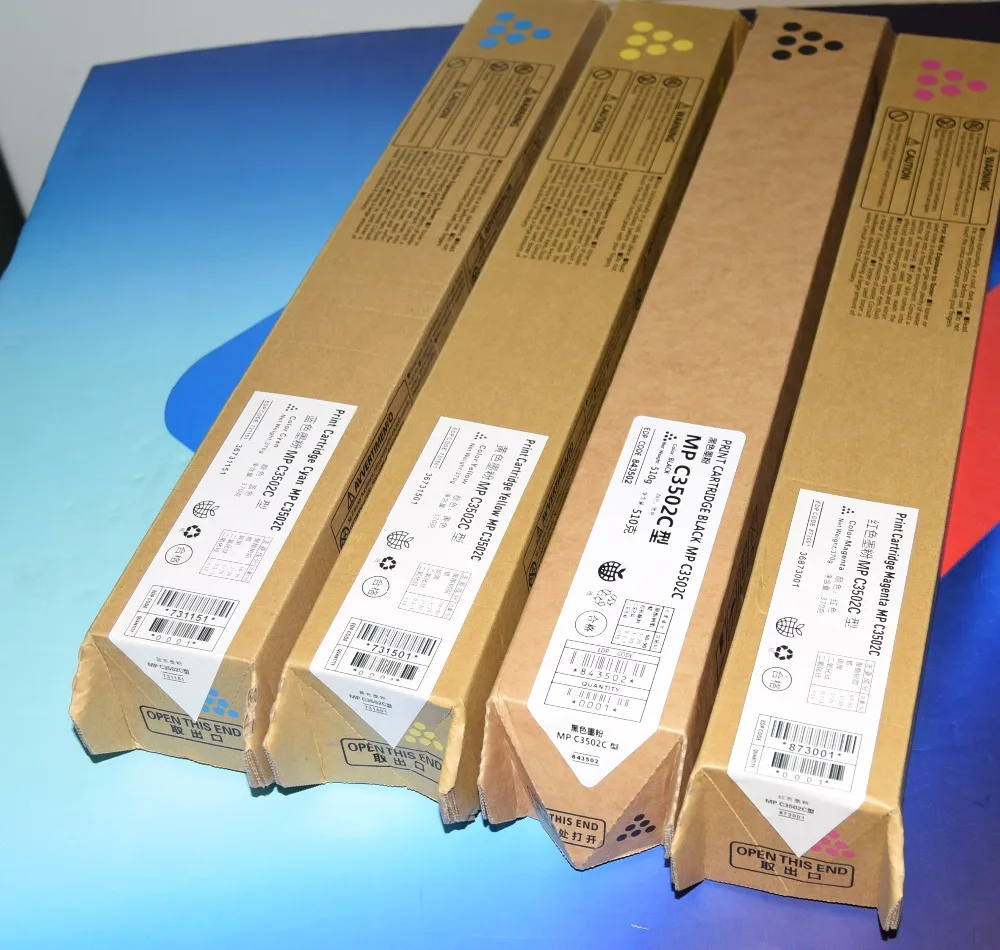 Тонер картридж MPC3002 mpc3502 совместимый с Ricoh Aficio MP C3002 C3502 kcmy|toner cartridge|ricoh toner cartridgetoner