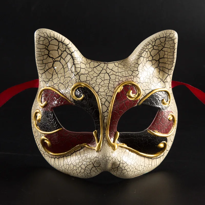 Косплей маски лисы креативный Хэллоуин Макияж вечерние аксессуары Высокое качество Элегантный Аристократический Темперамент
