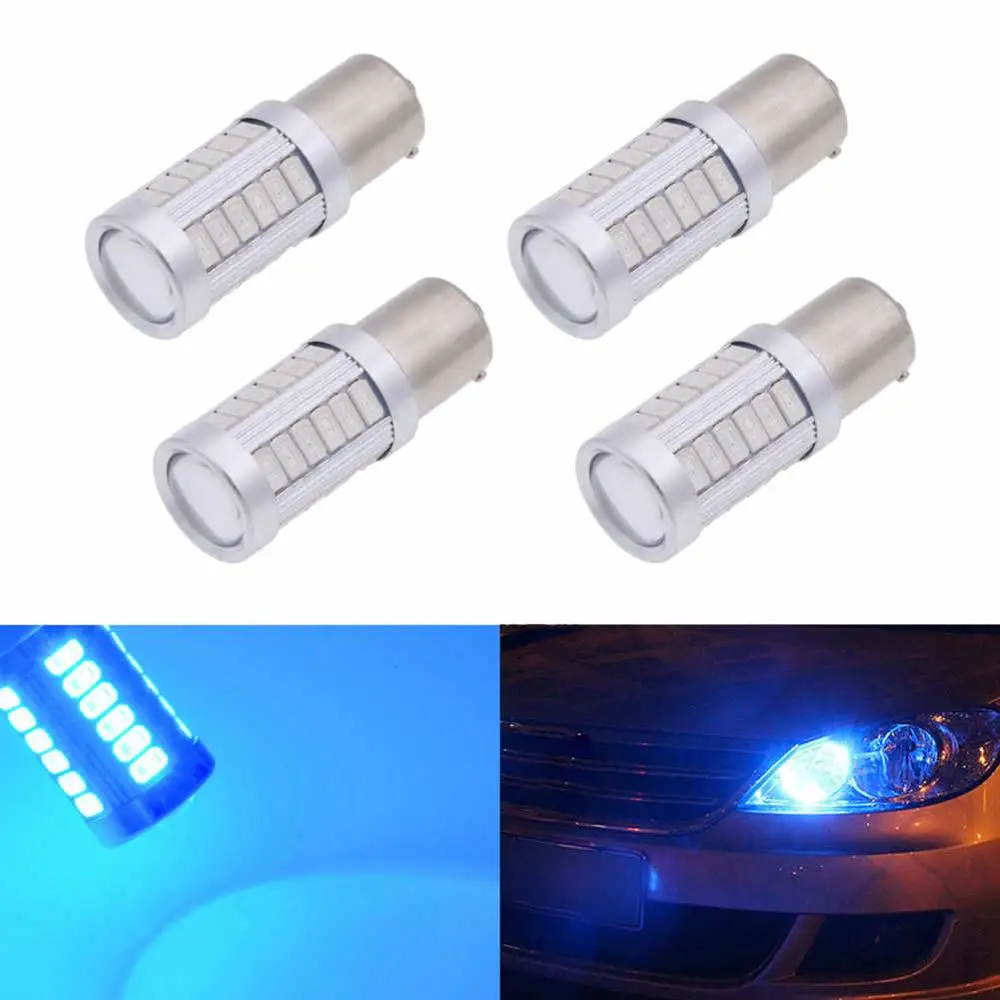 4pcs 1156 BAU15S PY21W 150 Degree S25 1056 1156PY Orange Red Whtie Blue Car  LED Lamp Turn Signal Light DC 12V 33-SMD 33 SMD 5630 - Price history &  Review, AliExpress Seller - KaTur Official Store