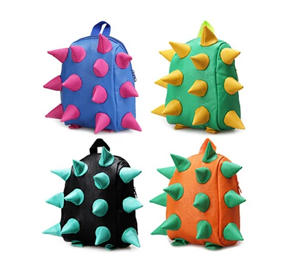 Fashion Pu Leather Kids Backpacks Uni Punk Hedgehog Spike Fashion Pu Leather Kids Backpacks Uni Punk Hedgehog Spike Baby Shoulder Bag Children Boy
