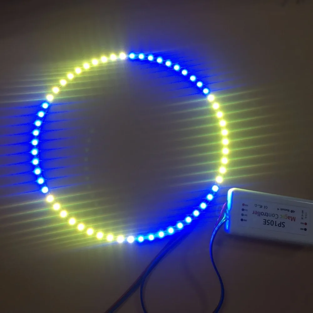 Светодиодный ring WS2812B 60 пикселей адресуемое кольцо 5 в пост. Тока полноцветный RGB