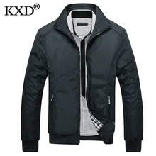 KXD 2017 Neue Ankunft Frühling Herren-jacke Fester Mode Mäntel männliche Beiläufige Dünne Stehkragen Jacke Männer Dünne mantel M-XXXL