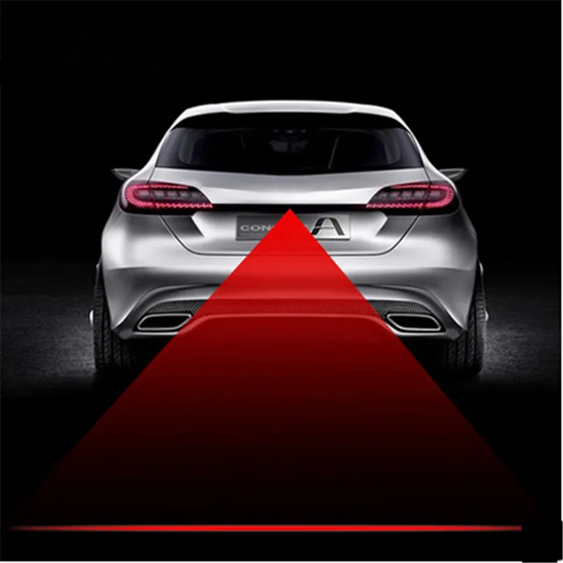 Car Styling Tail Laser Fog Lamp Safety Warning Lights For