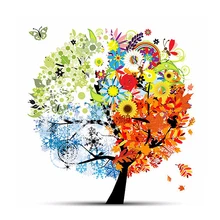 Мандала на заказ Алмазная Картина Дерево бабочка вышивка крестиком Санта Клаус Снеговик hibah домашний декор diy pintura Алмазная мозаика Круз