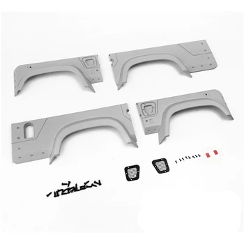 

1/10 RC Car Upgrade Accessories Body Shell Wide Track Kits For 1:10 Scale Rock Crawler Toys Car 4WD Deffender D110 Parts
