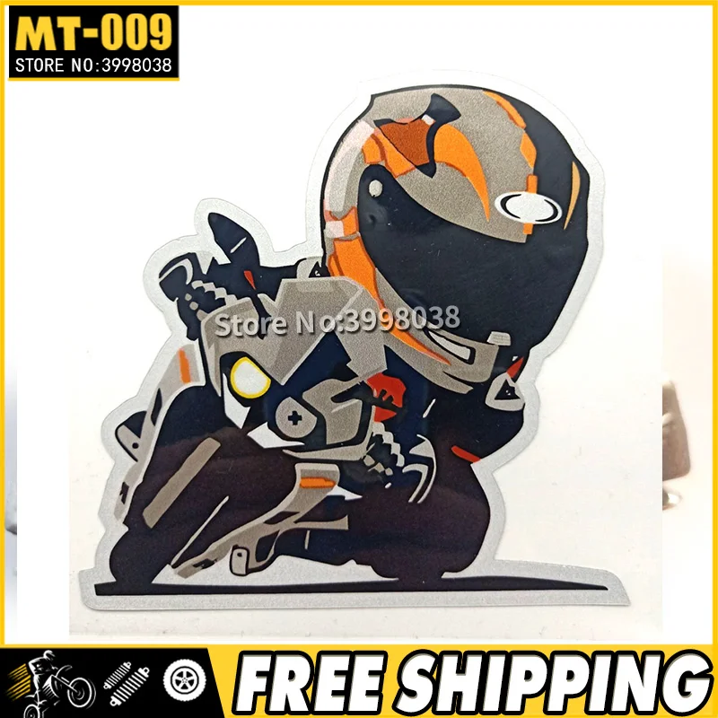 

Motorcycle Decals Sticker For KTM RC390 RC 390 Q Knight Helmet & Motorbike Body Waterproof Stickers