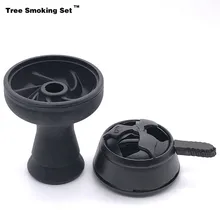 Силиконовая черная чаша держатель угля для кальяна Chicha Narguile Nargile курительная трубка-кальян аксессуары Cachimba мини-кальян TWAN0505