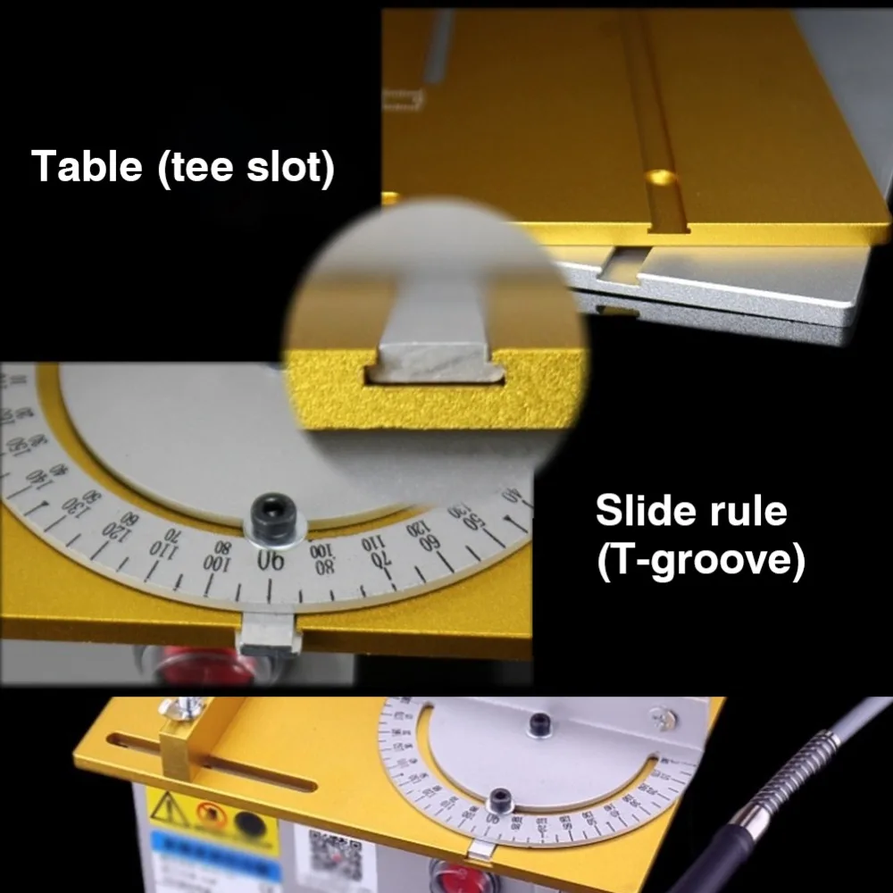 Mini Table Saw DIY Woodworking Bench Electric Chain Saw 7000RPM Angle Grinder Circular Sawing Blade Tools Cutter Slicing Machine