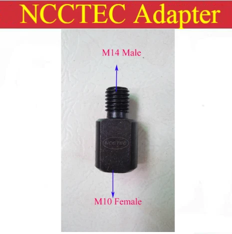 NCCTEC Adaptor adapter screw thread M14 female-M10 male Reducer for Angle han