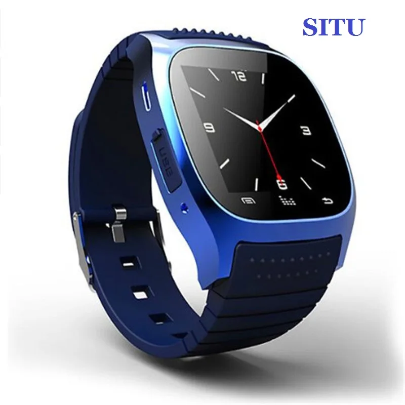 

situ Sport Bluetooth Smart Watch Luxury Wristwatch M26 with Dial SMS Remind Pedometer for Samsung LG HTC IOS Android Phone