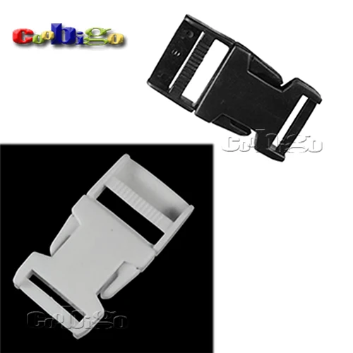 

10pcs Pack 3/4" Plastic Side Release Clasp Buckles for Paracord Bracelet Backpack Straps Webbing 20mm #FLC012-EB/EW