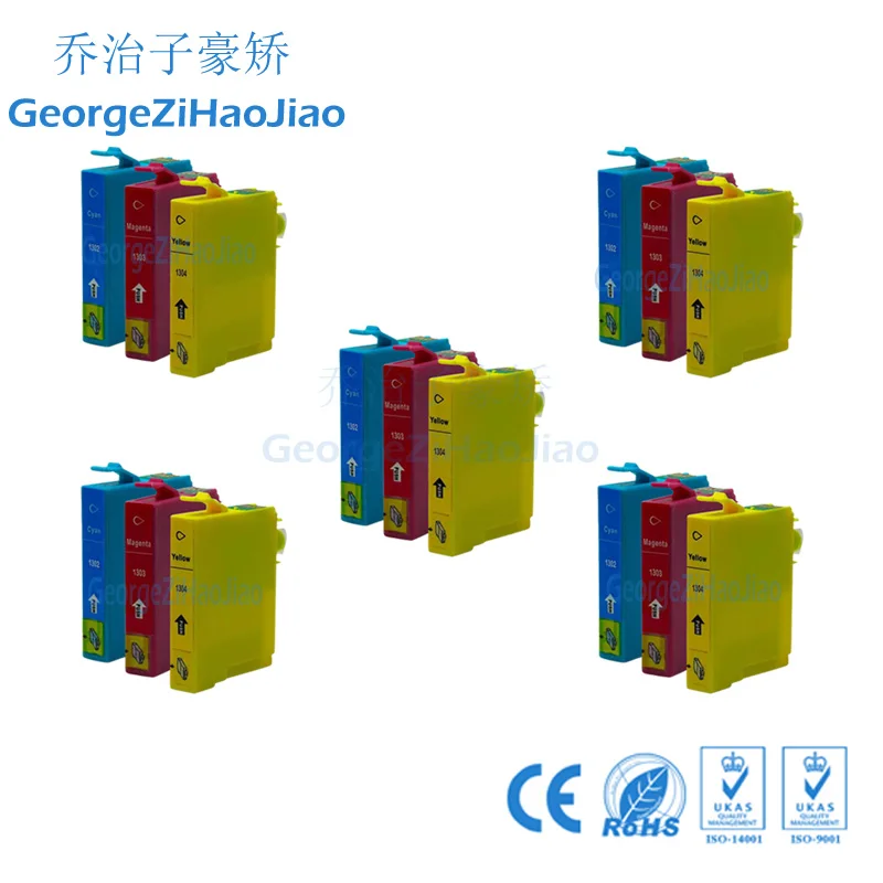 T1301 5 X CMY совместимые чернильные картриджи для Epson BX525WD BX625FWD SX525WD SX620FW | Компьютеры и