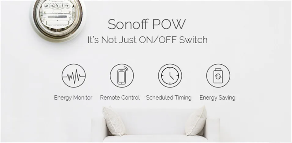 7---New Sonoff DR DIN Rail Tray Mounted Rail Case Holder Pow Wifi Switch With Power Consumption Measurement Wi-fi Power Switch 16A -