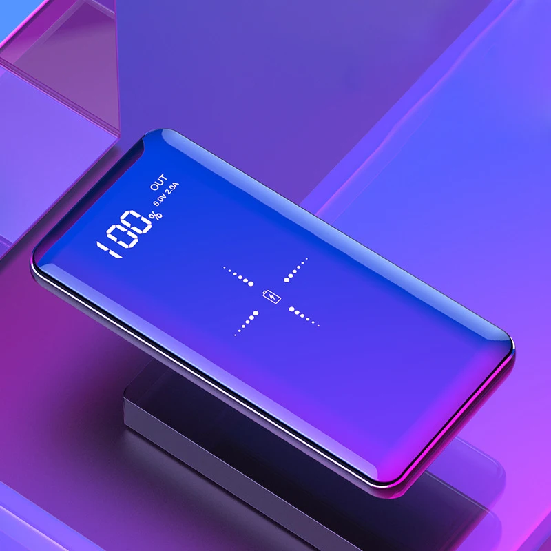 Dual USB 10000mAh QI Wireless Charger Power Bank For iPhone X XS MAX XR 8 Battery Charger Wireless Powerbank For Samsung S9 S8