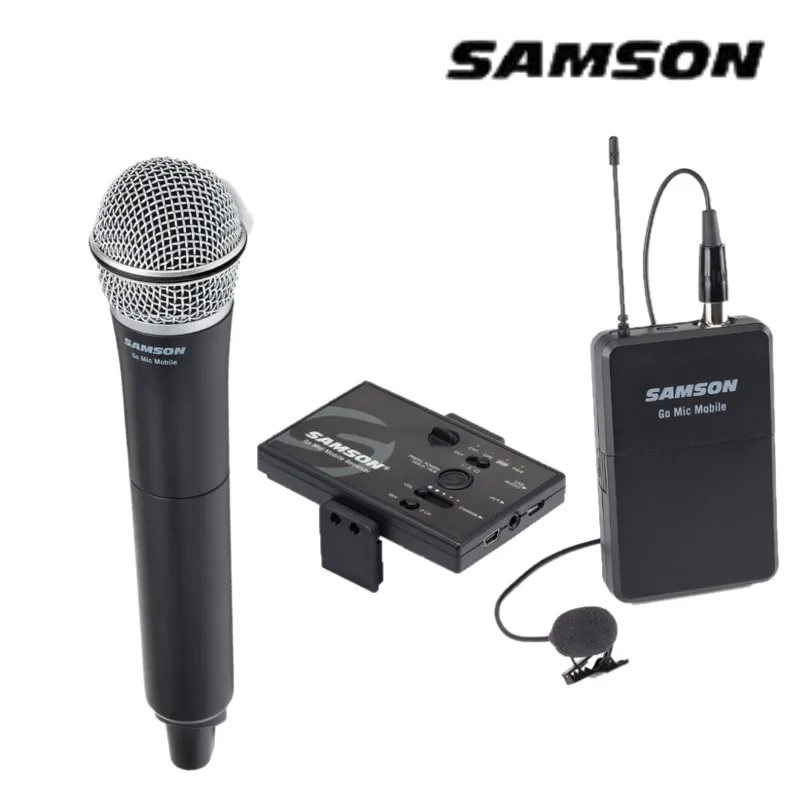 

SAMSON Go Mic Mobile wireless microphone lavalier/handheld wireless system for mobilephone/ SLR camera/video camera