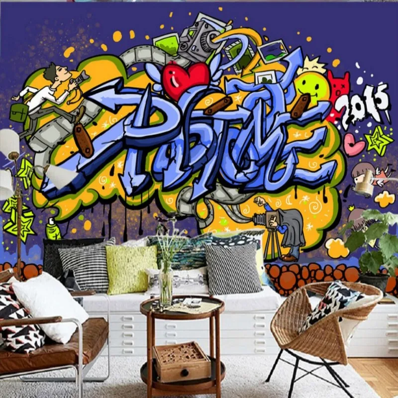 Custom 3d Wallpaper Custom Modern Graffiti Decoration Background Wall Mural Restaurant Studio Bar Ktv Gaming Room Wallpaper 3d Wallpaper Custom 3d Wallpaperroom Wallpaper Aliexpress