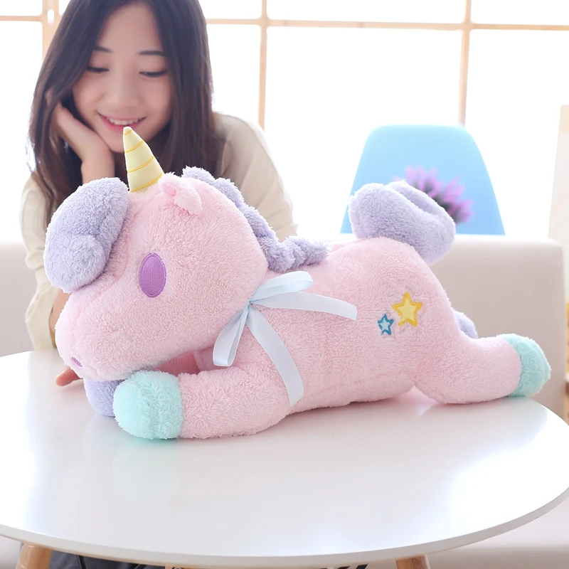 

55cm kawaii big size Unicorn plush toys Soft stuffed dolls kids toys christmas gift toy
