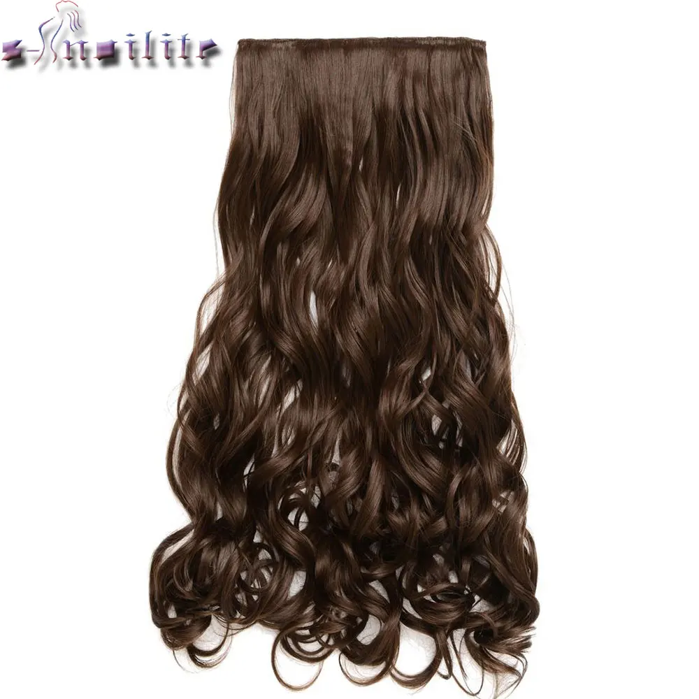s noilite 71CM 28 inches Long Synthetic Hair Clip In One Piece Hair