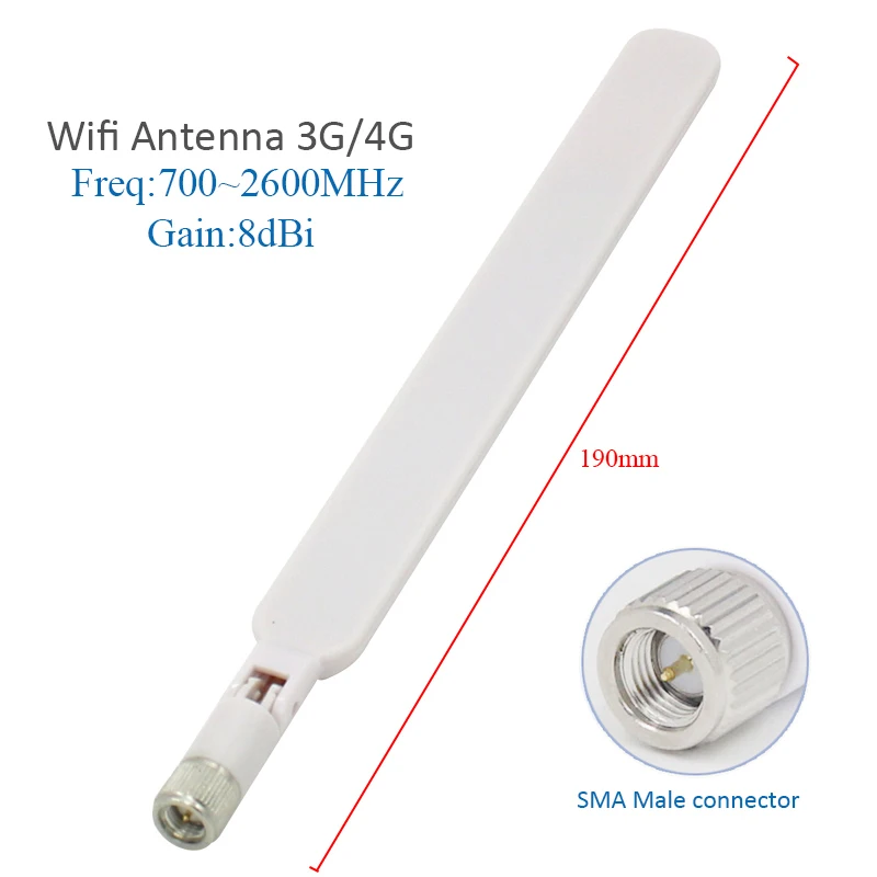 2,4G Wi-Fi антенны SMA разъем 3g 4G маршрутизатор antenne 1 шт и 1 шт кабель с SMA использовать для маршрутизатора или usb беспроводного модема