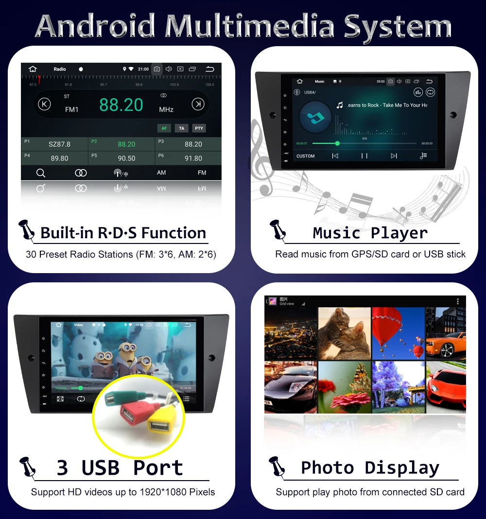 Cheap 9" IPS Screen Android 8.1 8 Core 4GB RAM Multimedia Player For BMW 3 Series 318i 320i 325i E90 E91 E92 E93 M3 Stereo Radio GPS 8 Cheap 9" IPS Screen Android 8.1 8 Core 4GB RAM Multimedia Player For BMW 3 Series 318i 320i 325i E90 E91 E92 E93 M3 Stereo Radio GPS 8