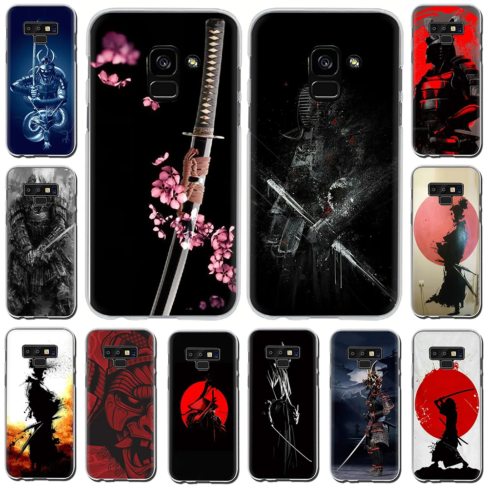 Жесткий чехол для телефона Samurai Warrior японский солдат Samsung Galaxy A3 A5 2016 2017 A7 A8 A9 2018 A 10 30