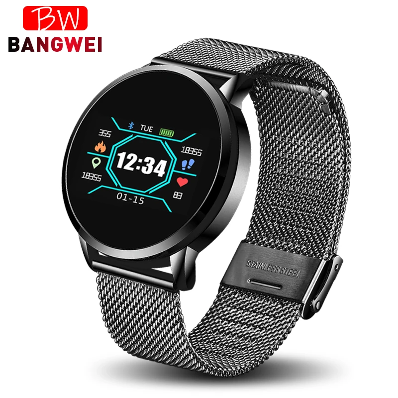 

LIGE New Smart Sports Bracelet Men women Heart rate monitor Blood pressure Wristband Calorie Pedometer Waterproof Fitness Watch