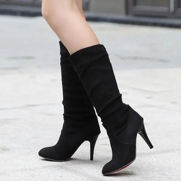 half knee boots