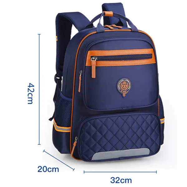 Корейский Легкий нейлоновый рюкзак школьные сумки для подростков мальчиков и девочек водонепроницаемый ортопедический Детский рюкзак школьные сумки - Цвет: L blue