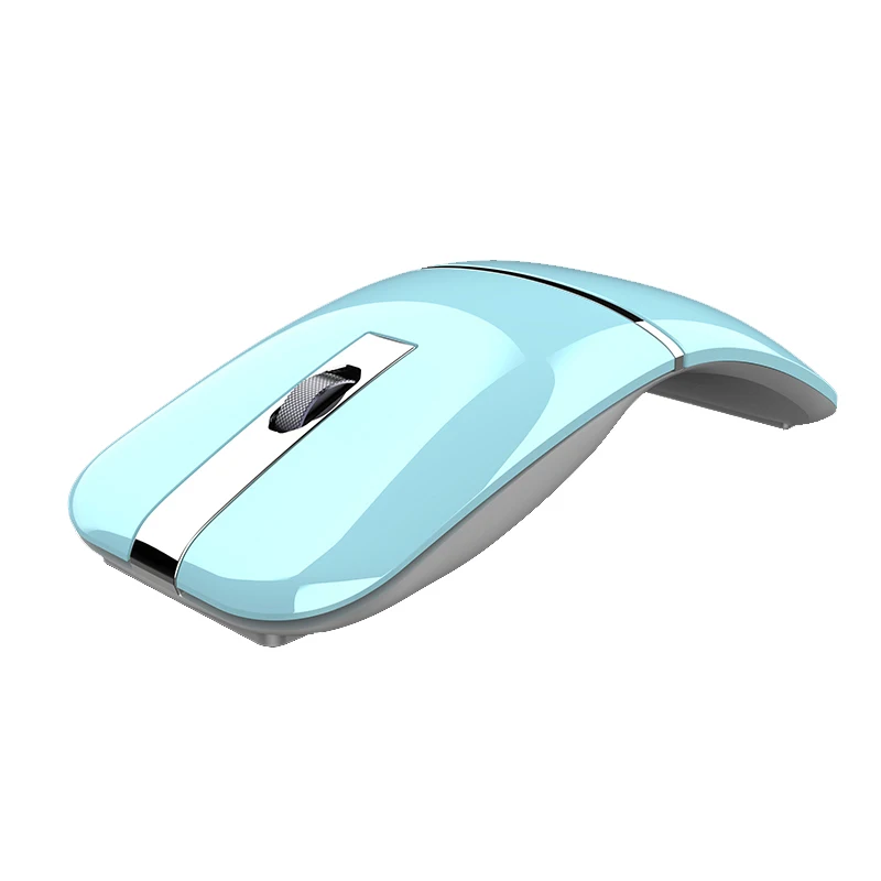 2 4G USB Беспроводная складная мышь перезаряжаемая Тихая Кнопка игровая для Macbook Air