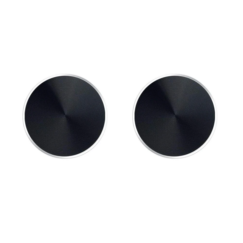 Универсальная клейкая металлическая пластина, монтажные комплекты, наклейки, универсальные диски, магнитная накладка, совместимая с магнитным автомобильным держателем для телефона - Цвет: 2 Black