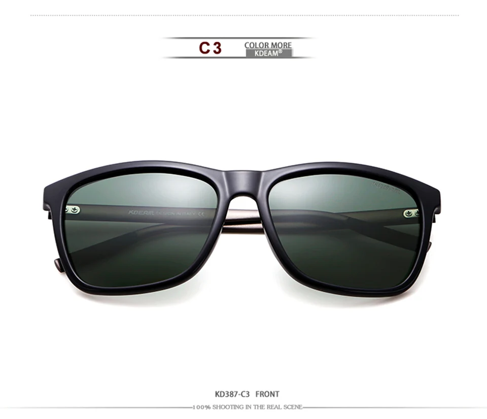 KDEAM бренд унисекс Ретро алюминиевые солнцезащитные очки поляризованные линзы винтажные очки Аксессуары Солнцезащитные очки для мужчин/женщин