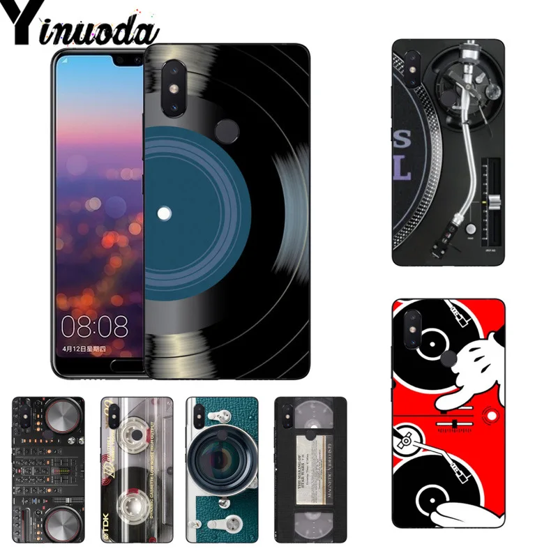 Yinuoda мультяшный ручной Dj поворотный стол смешанная лента камера чехол для