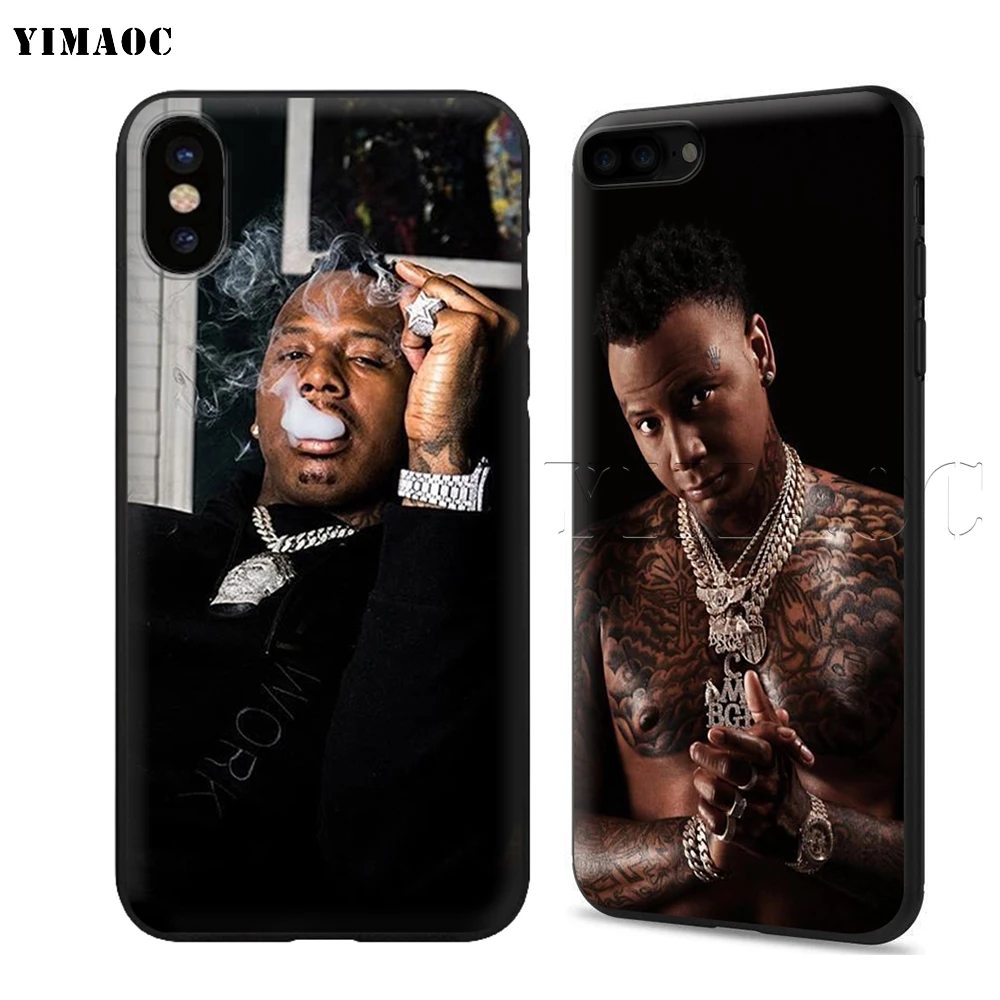 Мягкий чехол YIMAOC Moneybagg Yo для Apple iPhone SE 2020 5 детской 6 6s 7 8 Plus XR X Xs 11 12 Pro Max mini|Бамперы| |