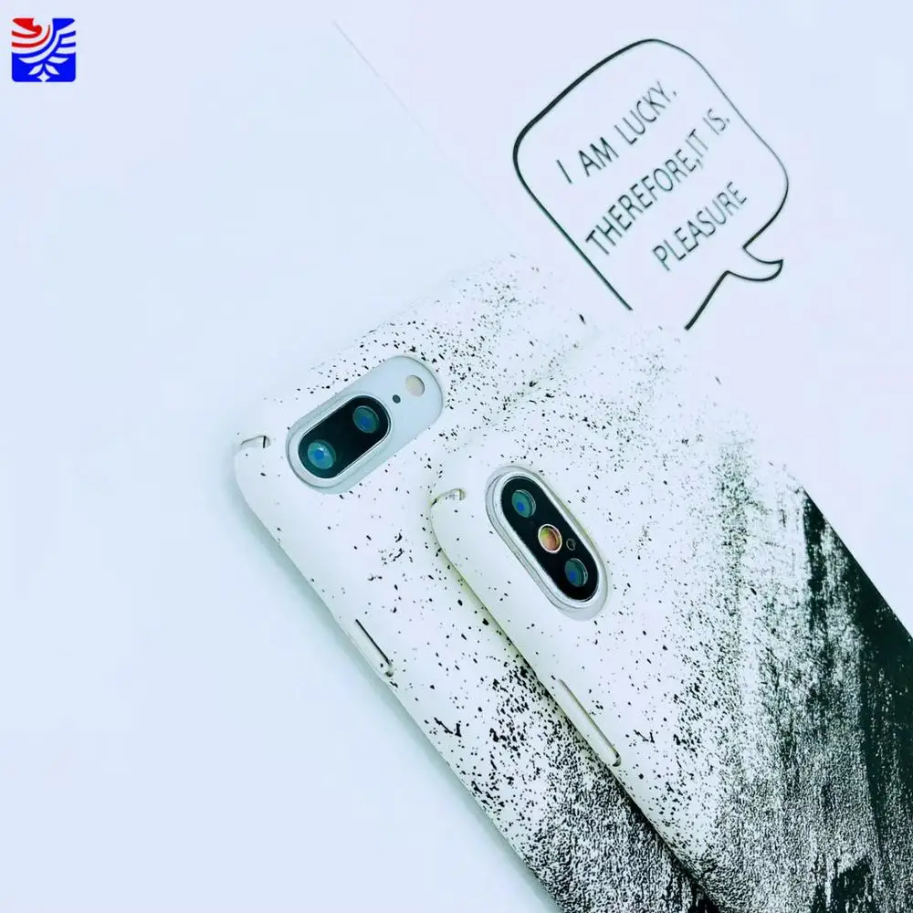 PEIPENG Chinese ink and wash  Retro feel good mobile Case For 7 7Plus 8 8Plus X so cool Phone Case 02