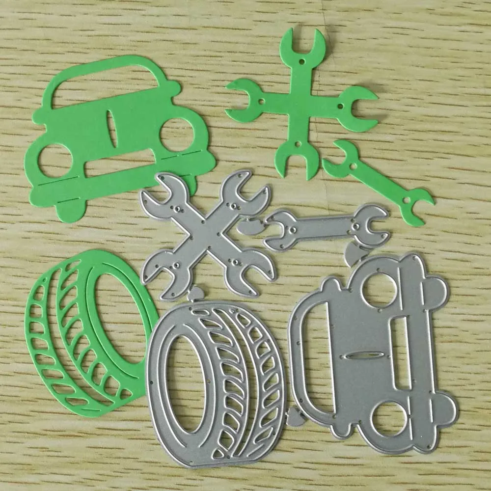 

Estel Craft Embossing Die Car tire repair tool Metal Cutting Dies for Scrapbooking Card Making New Arrival 2019 Cut Template