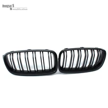 A Pair of Front Black Wide Kidney Grille Grill Mesh For bmw F30 320i 325 328 335 2012 2013 2014 2015 matte black