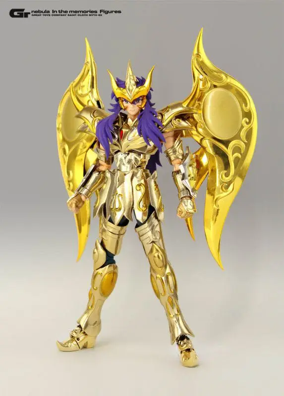 

GT Great T Saint Seiya Cloth Myth EX Soul Of Gold Dod Scorpio Milo Models Metal Cloth Action Figure S15