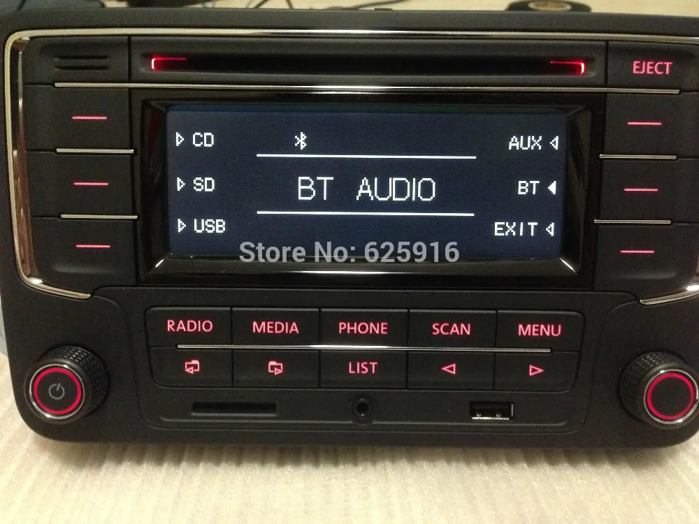 Original Vw Golf 6 Radio Mit Navi VW Volkswagen Original OEM Car Radio RCN210 CD MP3 USB SD AUX Bluetooth