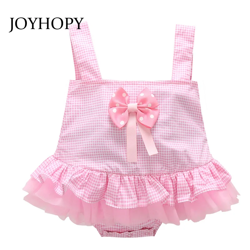 JOYHOPY/боди для новорожденных Розовая одежда принцессы маленьких девочек боди