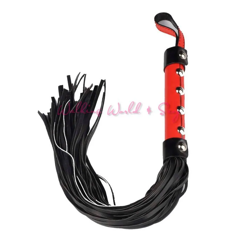 Sex Toys For Couple Adult Party Game Sex Whip PU Leather Flogger Lash Flirt Toys Strap Flog Toy Touch Soft Stronger Sex Product (1)