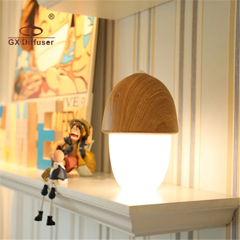 

GX.Diffuser USB Rechargeable LED Touch Night Light Desk Lamp Battery Powered Porch Transformers Dimmable Portable Table Lamp
