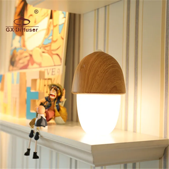 gx diffuser usb rechargeable led touch night light desk lamp battery