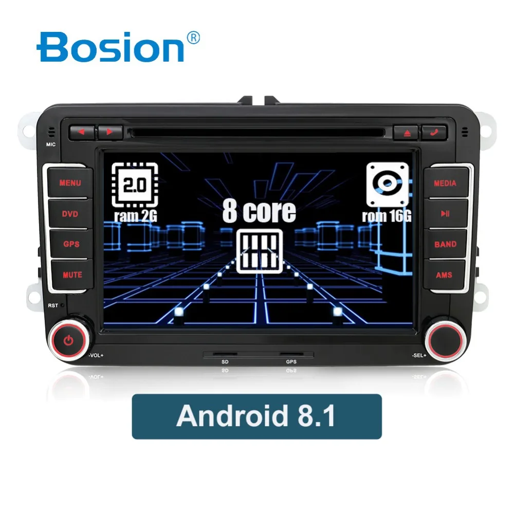 OCTA CORE Android 8 1 2 Din font b CAR b font DVD For Volkswagen Golf