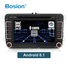 OCTA CORE Android 8 1 2 Din font b CAR b font DVD For Volkswagen Golf