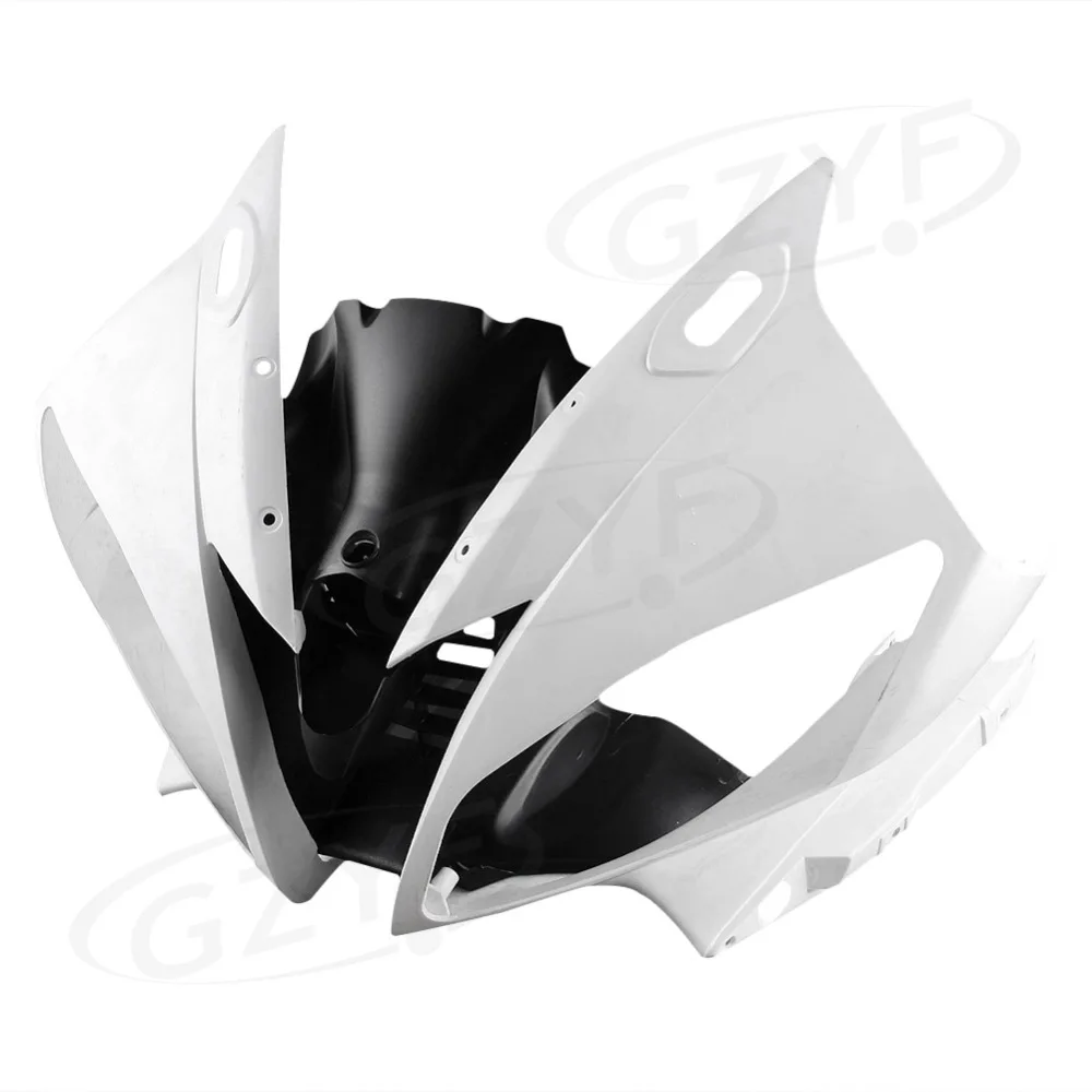 Неокрашенная верхняя передняя крышка клобук нос обтекатель для Yamaha 06 07 YZF R6 2006 2007, литьевая форма ABS пластик