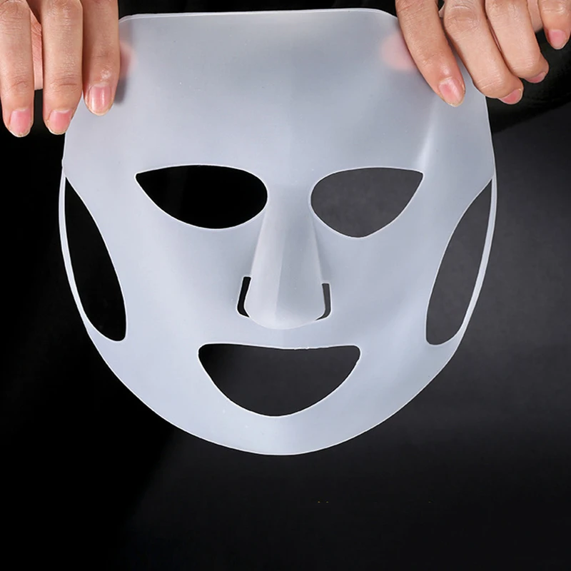 Многоразовая силиконовая маска для лица, предотвращающая испарение эссенции, увлажняющая маска для лица, Антибликовая маска, средство для ухода за кожей
