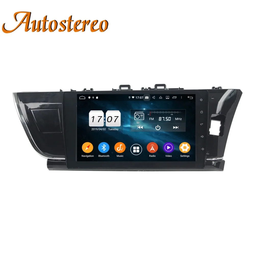 Flash Deal Android 9 DPS Max 64GB Car GPS navigation For Toyota Corolla 2013+ RHD multimedia car DVD player head unit radio tape recorder 1