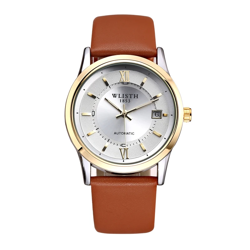 

New Automatic Mechanical Unisex Men' Watches Fashion Mechanical Movement Business Watches For Men Simple & Causal Wristwatch